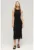 SUPERDRY – Rochie bodycon din amestec de modal – fara maneci – cu slit lateral