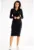Scurta Rochie Maneca lunga – Bumbac – Casual A605